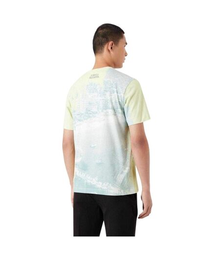 Mens City Cotton All-over Print T-shirt Multicoloured Emporio Armani