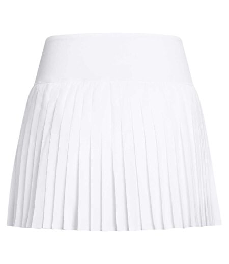 Womens/ladies Pleated Side Pocket Regular Sport Skort White Under Armour