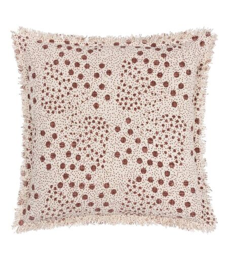 Hara woven fringe cushion cover 50cm x 50cm pecan Yard