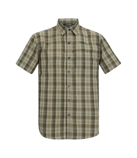 Chemise Manches Courtes Motif/style À Carreaux Mindano Homme Sauge Clair Regatta
