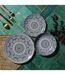 Lot de 6 Assiettes Plates Sana 26cm Multicolore-3