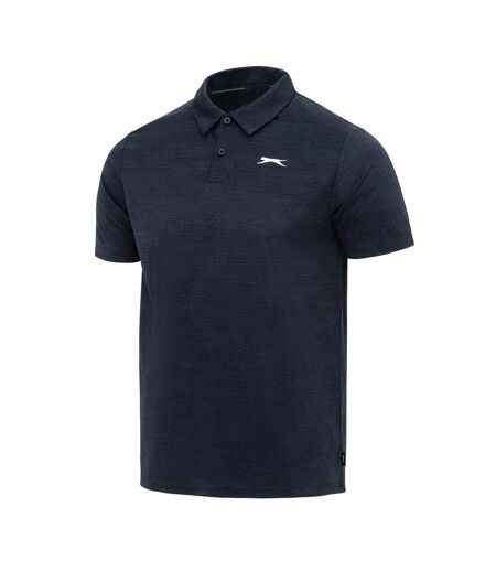 Polo Homme Bleu Marine Chiné Slazenger