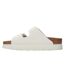 Womens/ladies Arizona Grooved Open Toe Sandals White Birkenstock-2