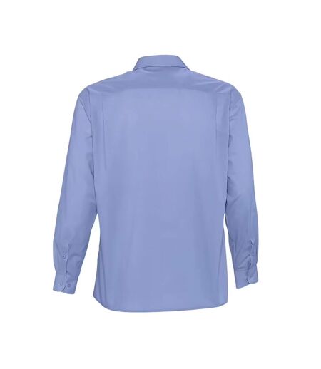 Chemise Baltimore Homme Bleu Violet Pastel SOLS