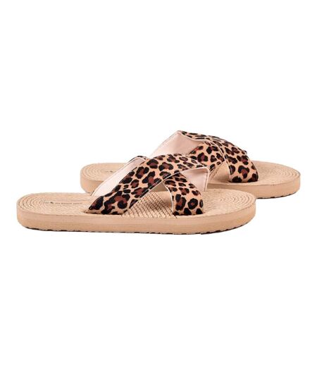 Claquette Femme LEOPARD