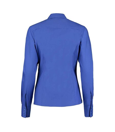 Kustom Kit Ladies Corporate Long Sleeve Oxford Shirt (Royal Blue) - UTBC622