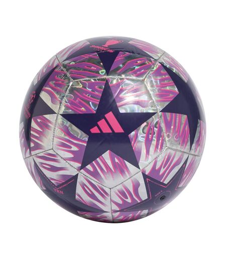 Ballon De Foot Pour Entraînement Motif/style Ligue Des Champions De L´uefa Final Taille 5 Violet Noir Adidas