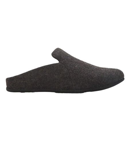 Womens/ladies Chrissie Ii Haus E01 Felt Slippers Black FitFlop