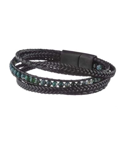 Bracelets noir geographical norway tresse onyx - taille unique