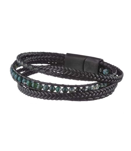 Bracelets noir geographical norway tresse onyx - taille unique