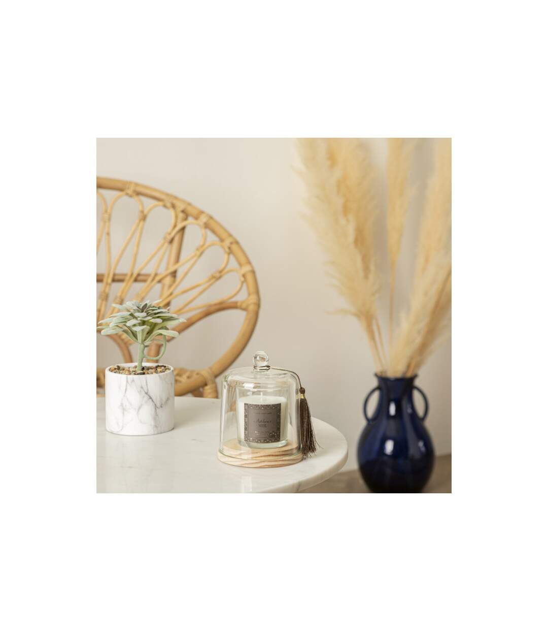 Bougie Parfumée Cloche Loli 130g Ambre Noir-3