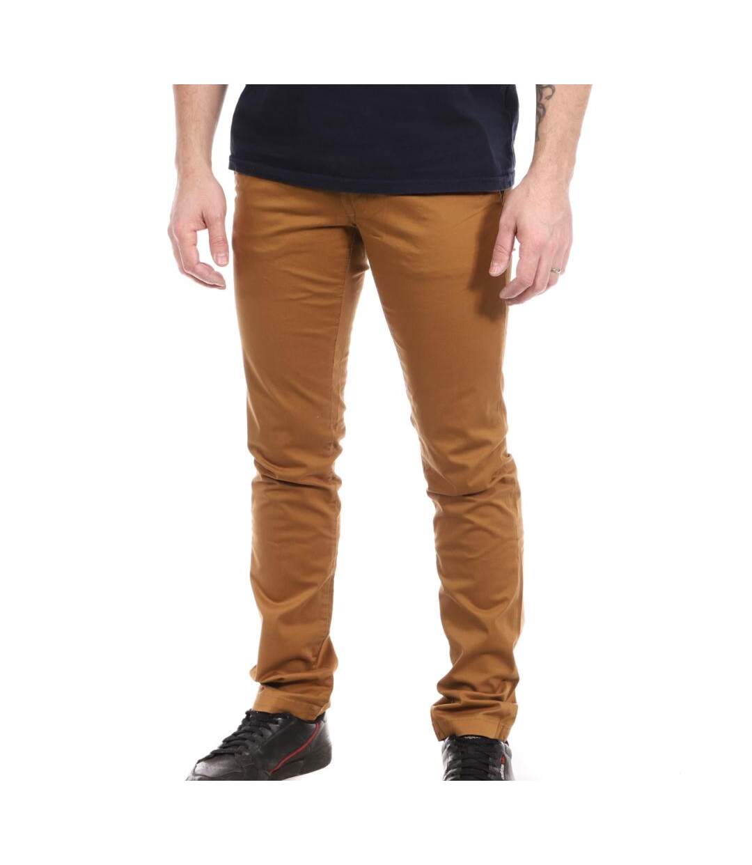 Chino Marron Homme Teddy Smith Stretch - 27-1