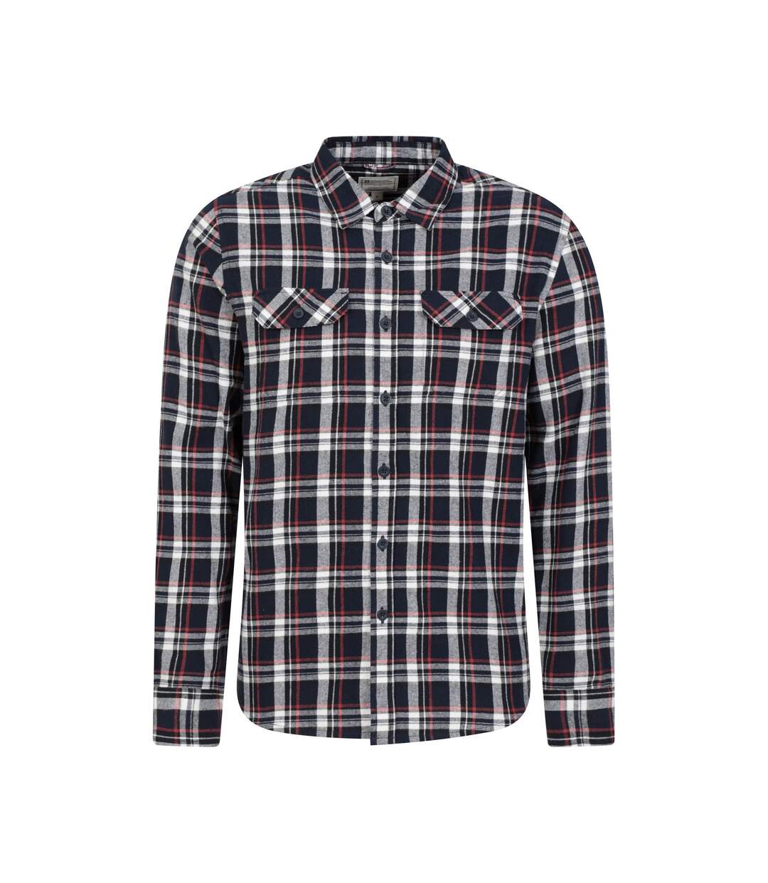 Chemise trace homme rouge foncé Mountain Warehouse-1