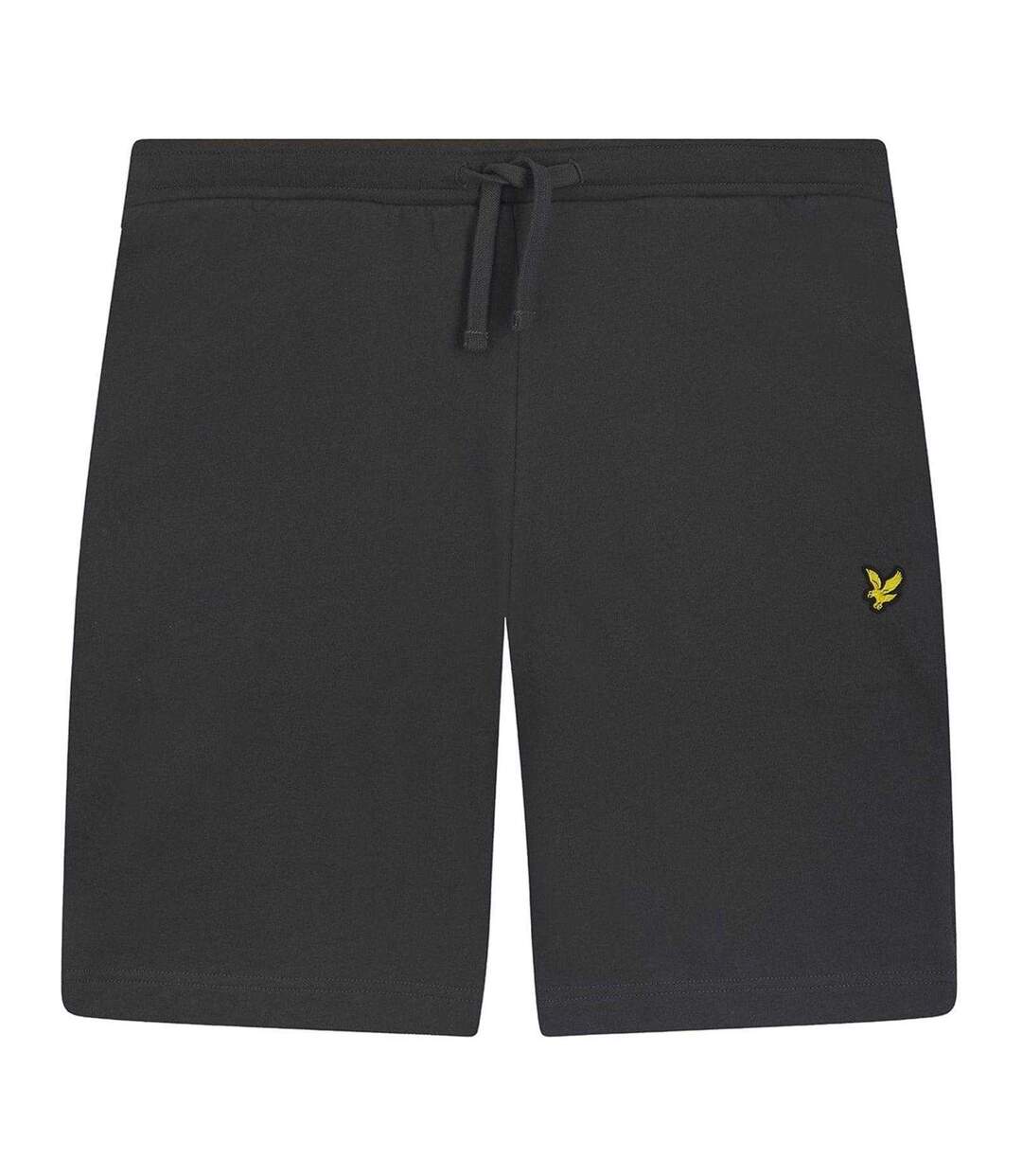 Mens Fleece Shorts Gunmetal Grey Lyle & Scott-2