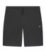 Mens Fleece Shorts Gunmetal Grey Lyle & Scott-2