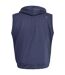 Mens d555 blake kingsize sleeveless full zip hoodie navy Duke-2