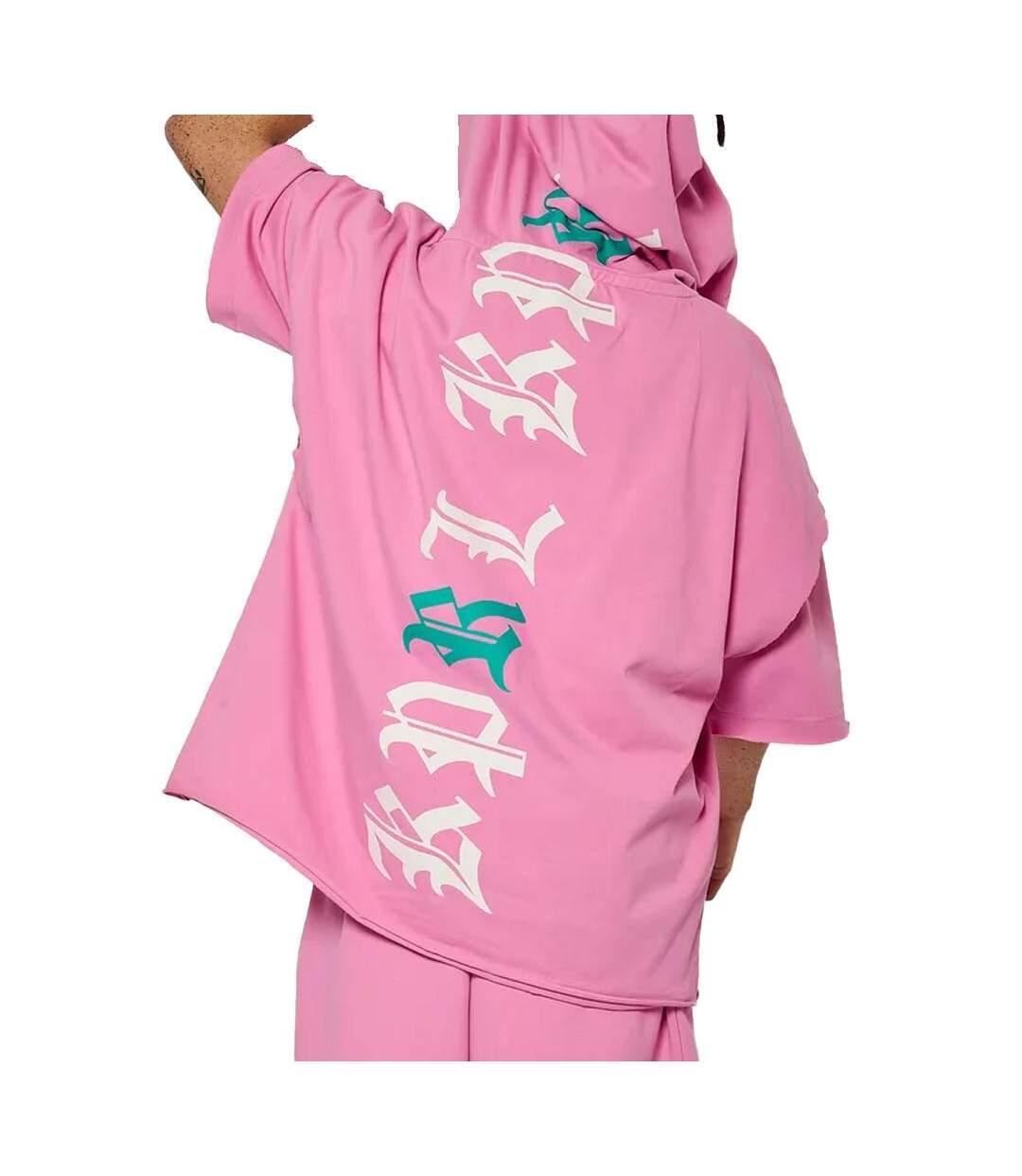 Sweat rose/vert homme kaporal vank-2