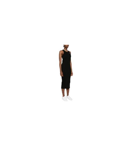 Robe Mi-longue Sans Manches Femme Noir Lacoste