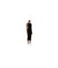 Robe Mi-longue Sans Manches Femme Noir Lacoste-1