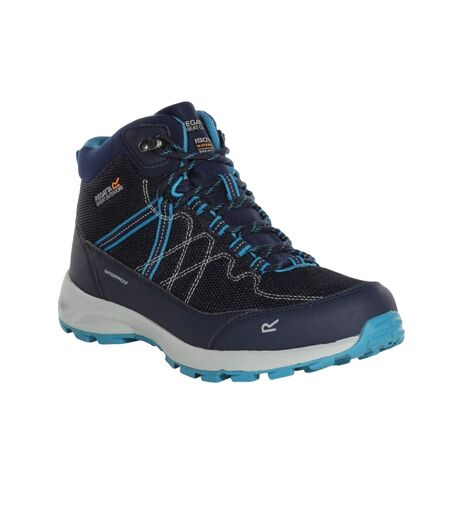 Regatta Womens/Ladies Samaris Lite Walking Boots (Navy/Pagoda Blue) - UTRG5897