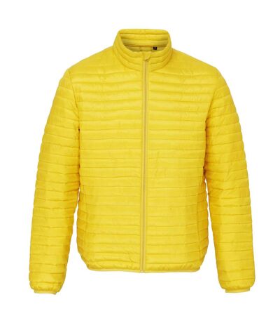 2786 Mens Tribe Fineline Padded Jacket (Bright Yellow) - UTRW3846