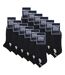 12 Pack Mens Bamboo Ankle Socks | Reinforced Heel & Toe Soft Breathable Socks-2