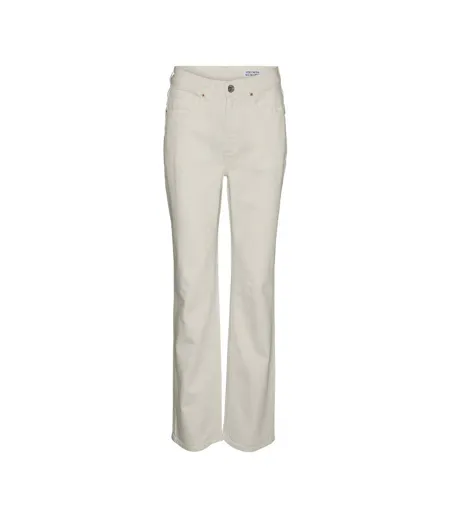 Jean ecru femme vero moda tessa