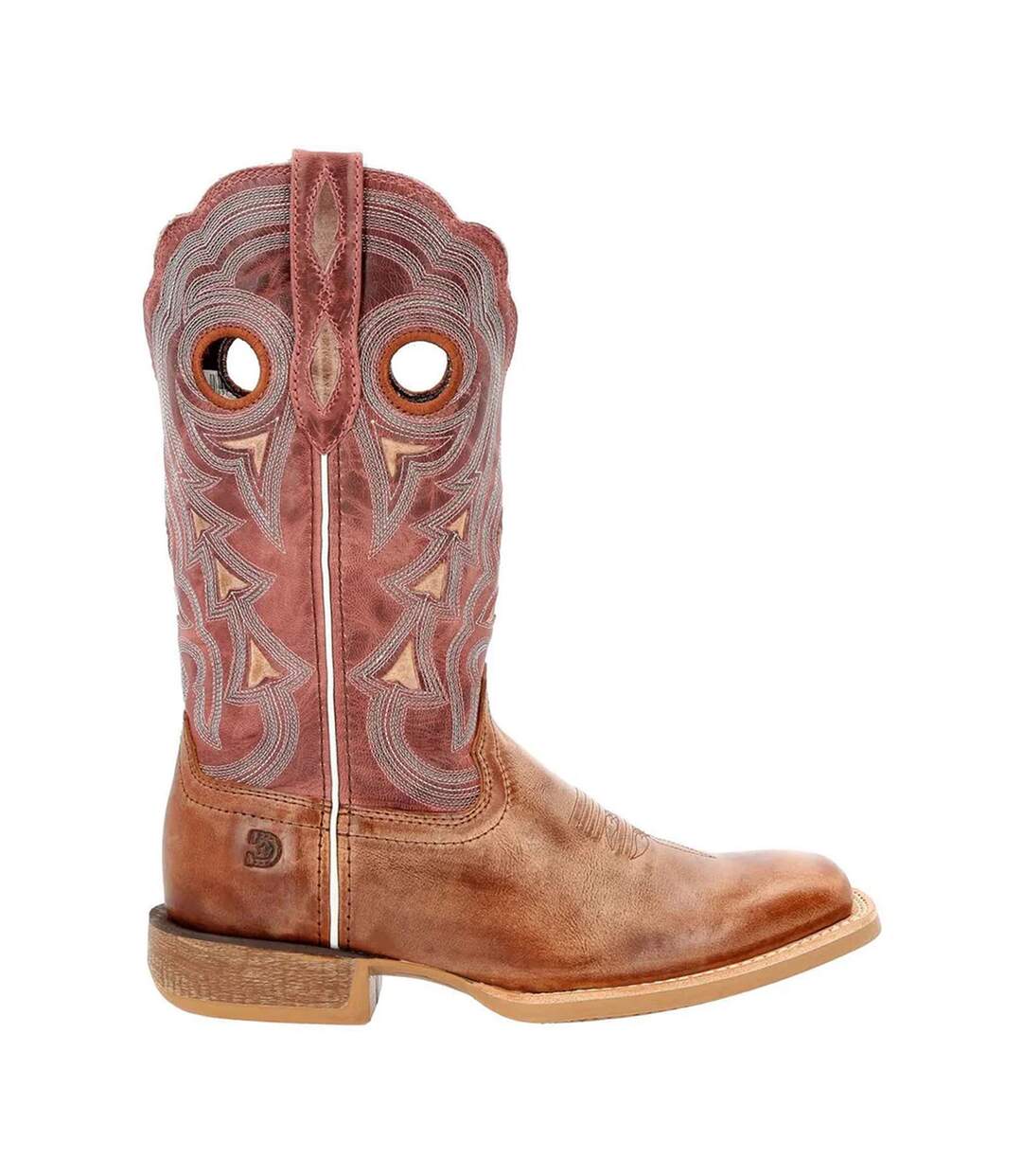 Bottes De Cowboy Lady Rebel Pro Femme Vieux Marron Bleu Ciel Durango-4