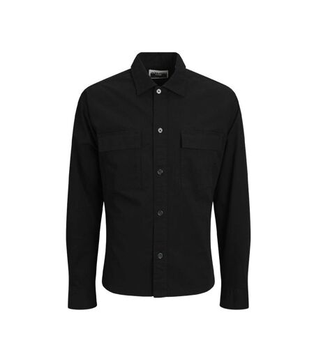 Surchemise noire homme jack & jones cotarmac - l