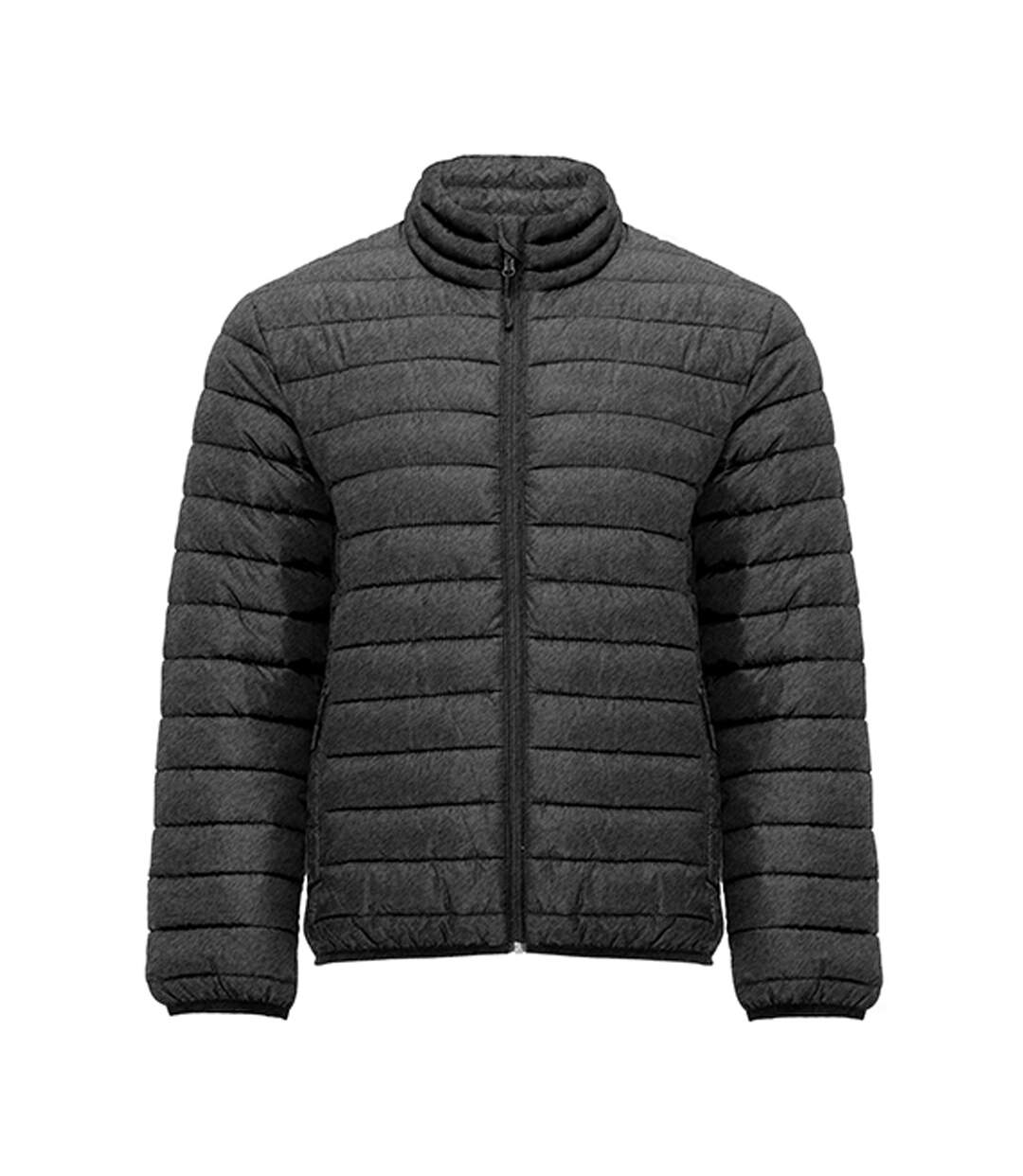 Doudoune Matelassée Finland Homme Noir Chiné Roly-1
