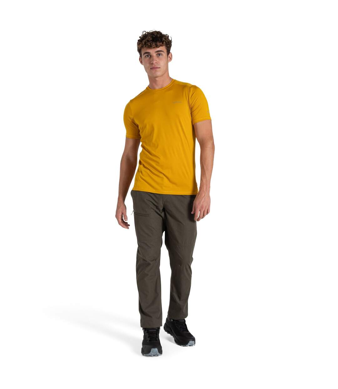 T-shirt charon homme jaune vif Craghoppers-3