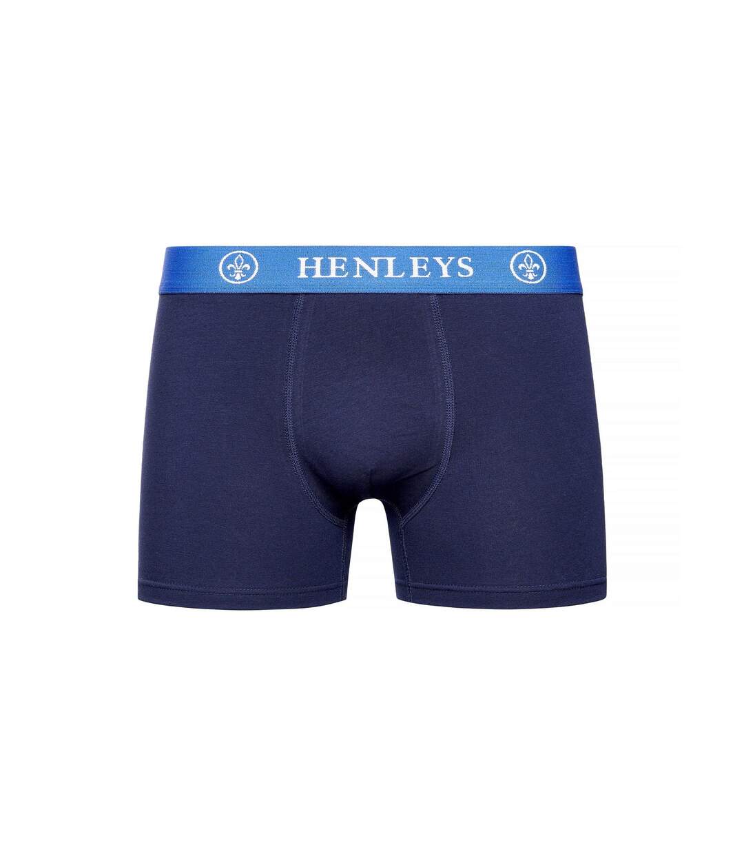 Pack Of 3  Mens Rutlers Assorted Designs Boxer Shorts  Multicoloured Henleys-4