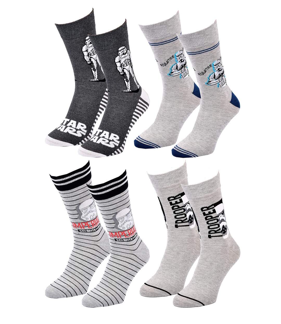 Chaussettes Pack Cadeaux Homme LICENCE Pack 4 Paires STORM24