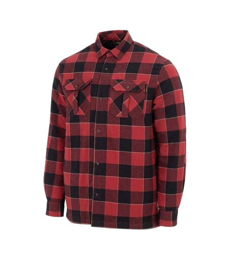 Chemise Motif/style À Carreaux Lumber Homme Rouge Noir Dunlop