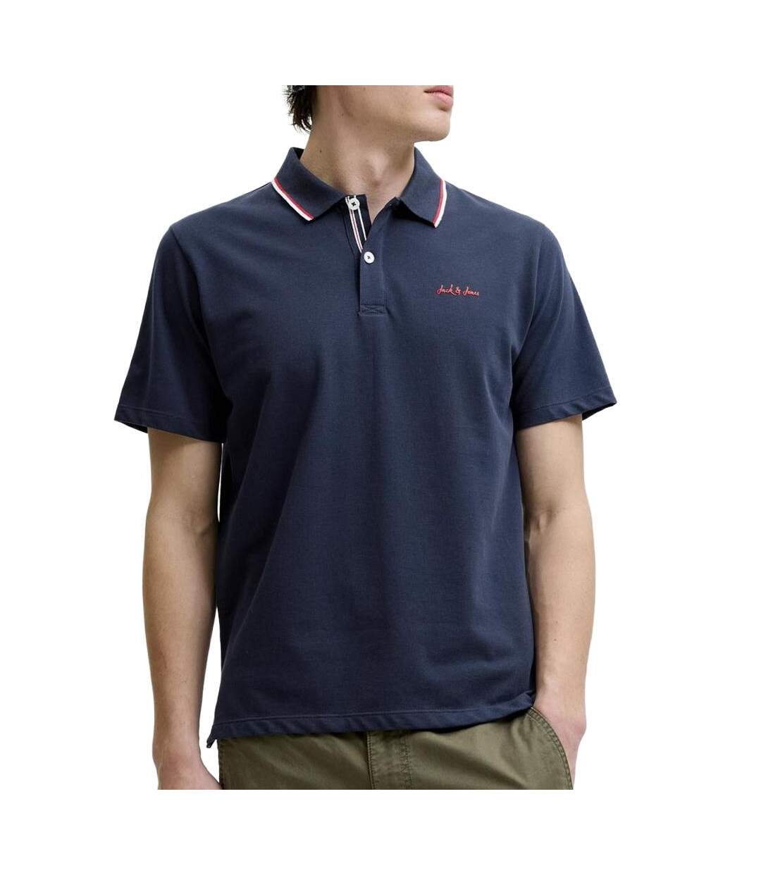 Polo marine homme jack & jones blaze-1