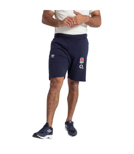 Umbro Mens 23/24 Fleece England Rugby Shorts (Navy Blazer)