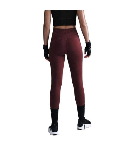 Legging Motif/style Logo Pro Sculpt Femme Bordeaux Nike