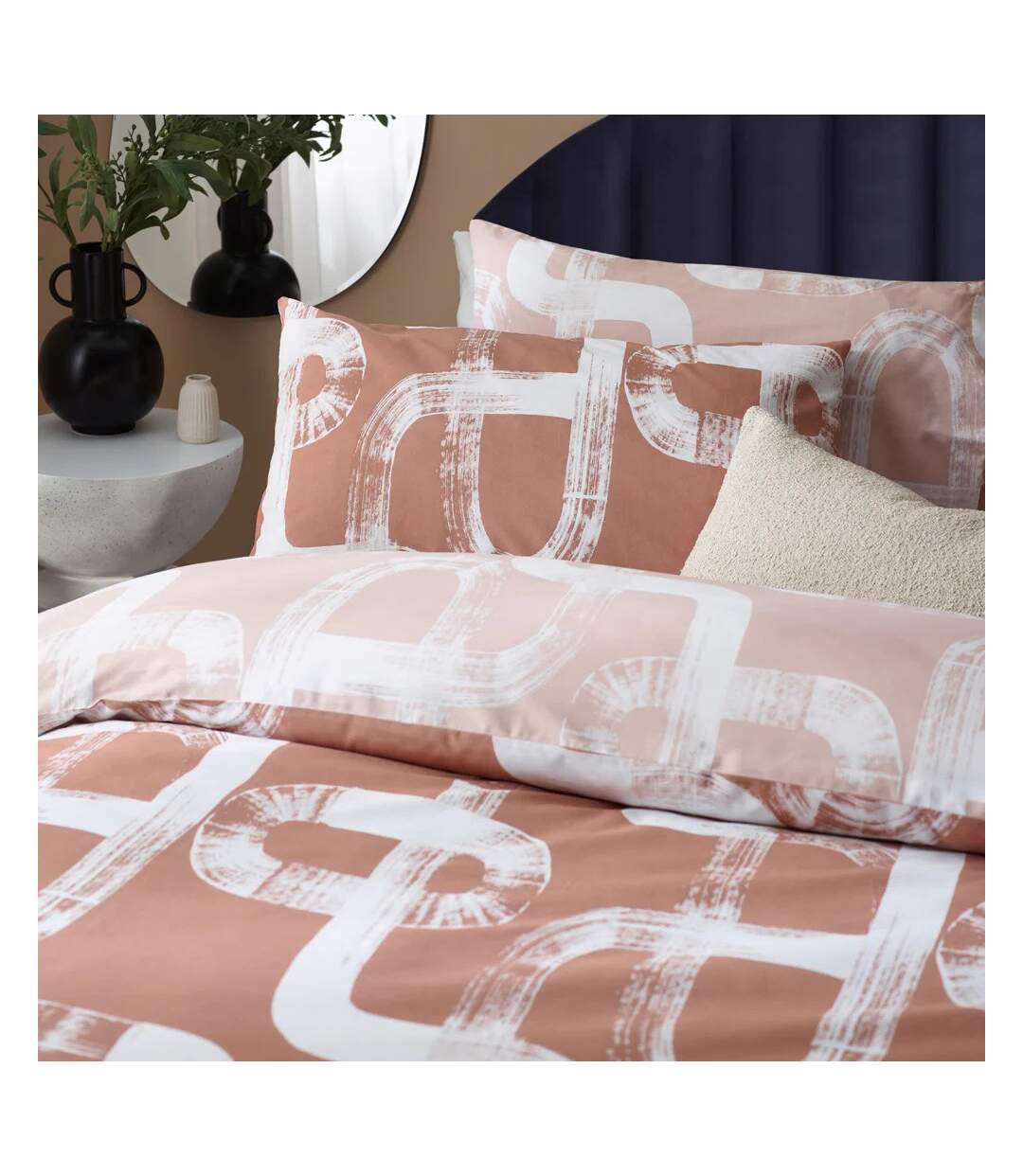 Tuba reversible abstract duvet cover set plaster Hoem-3