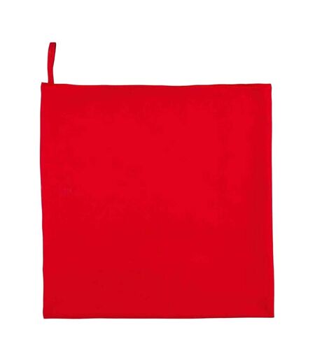 Atoll 50 microfibre hand towel red SOLS