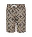 Short Motif/style Clé Grecque Roman Homme Noir Jaune Or Criminal Damage-1