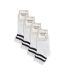 12 Pack Ladies Ankle Cotton Striped Socks-2