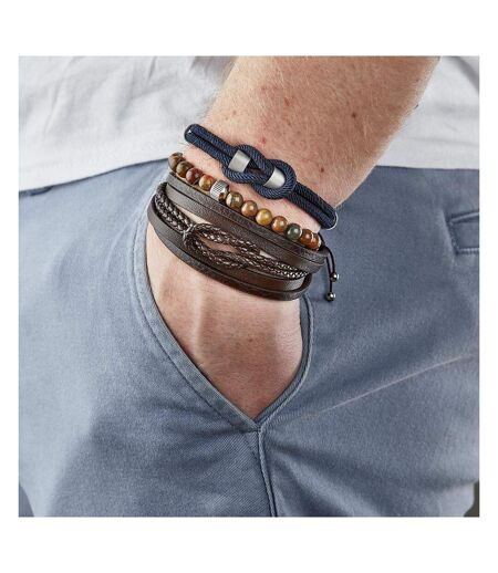 Bracelet noir homme geographical norway 315027 - taille unique
