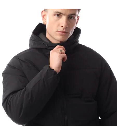 Mens Brady Hooded Jacket Black Jack And Jones