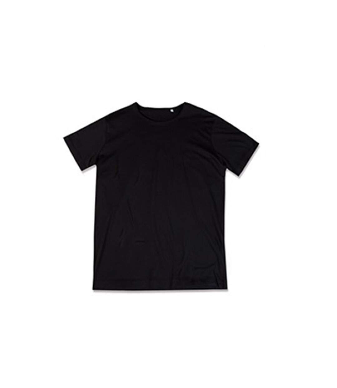 T-shirt finest homme noir Stedman-1