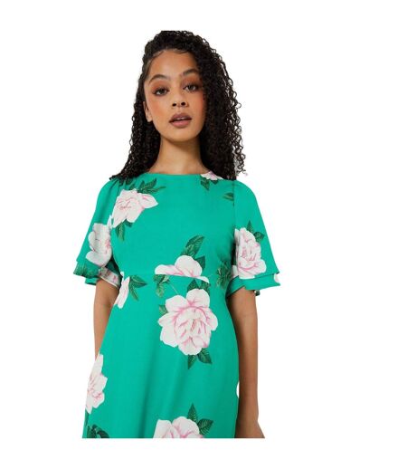 Robe mi-longue femme vert Dorothy Perkins