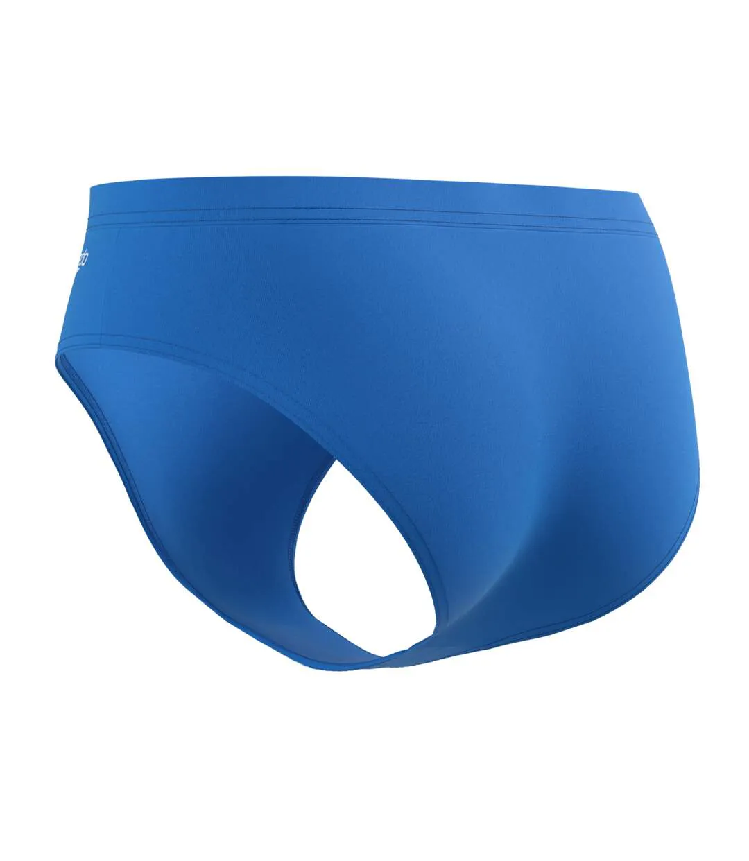 Mens Logo 4 Way Stretch Swim Briefs Blue Speedo-4