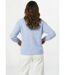 Gilet col rond en maille avec laine-2