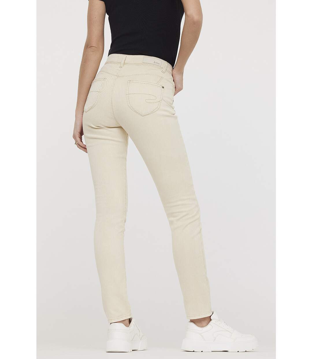 Pantalon coton slim JINNIE