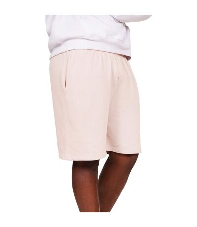 Casual Classics Mens Blended Core Ringspun Cotton Oversized Shorts (Ecru) - UTAB582