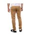 Pantalon toile marron homme freeman t. porter gino-2
